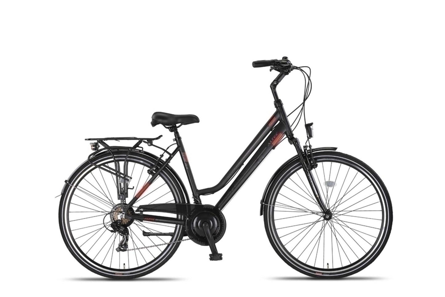 Altec Verona 28inch Damesfiets 52/56cm 7s Mat Zwart