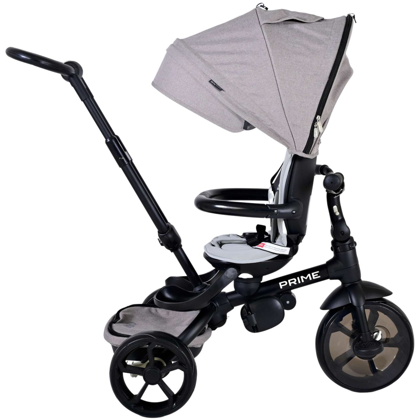 Qplay Driewieler Prime 4 in 1 - Jongens en Meisjes - Grijs