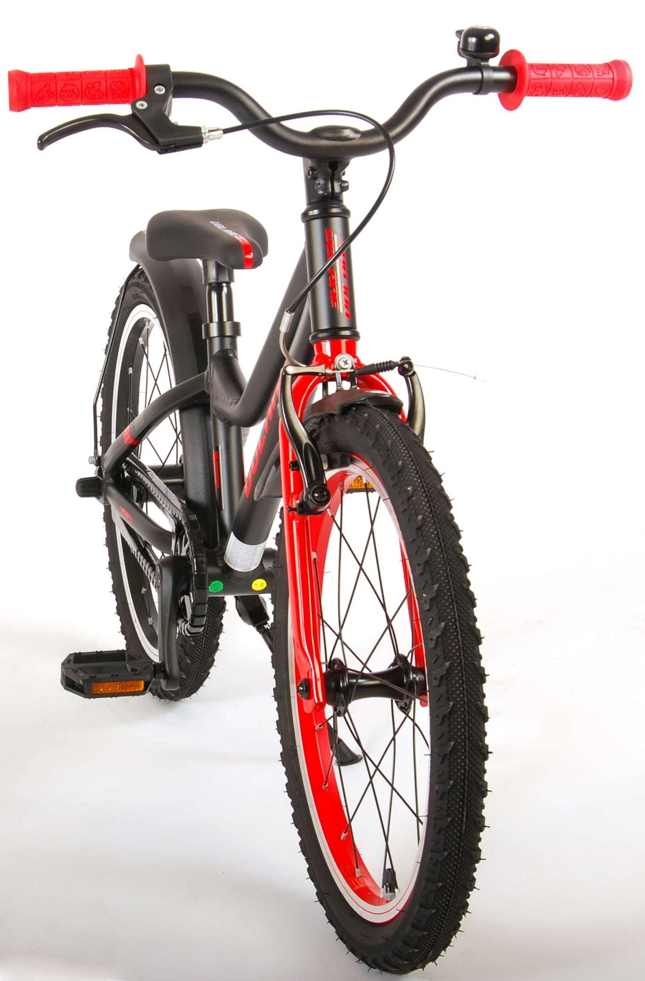 Volare Blaster Kinderfiets - Jongens - 18 inch - Zwart Rood - Prime Collection