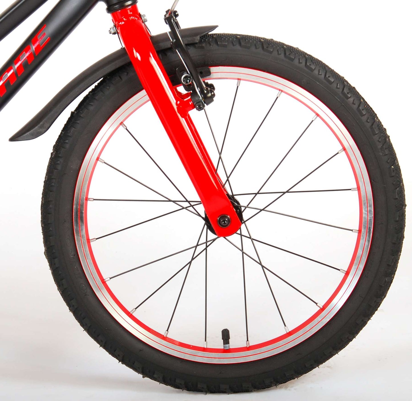 Volare Blaster Kinderfiets - Jongens - 18 inch - Zwart Rood - Prime Collection