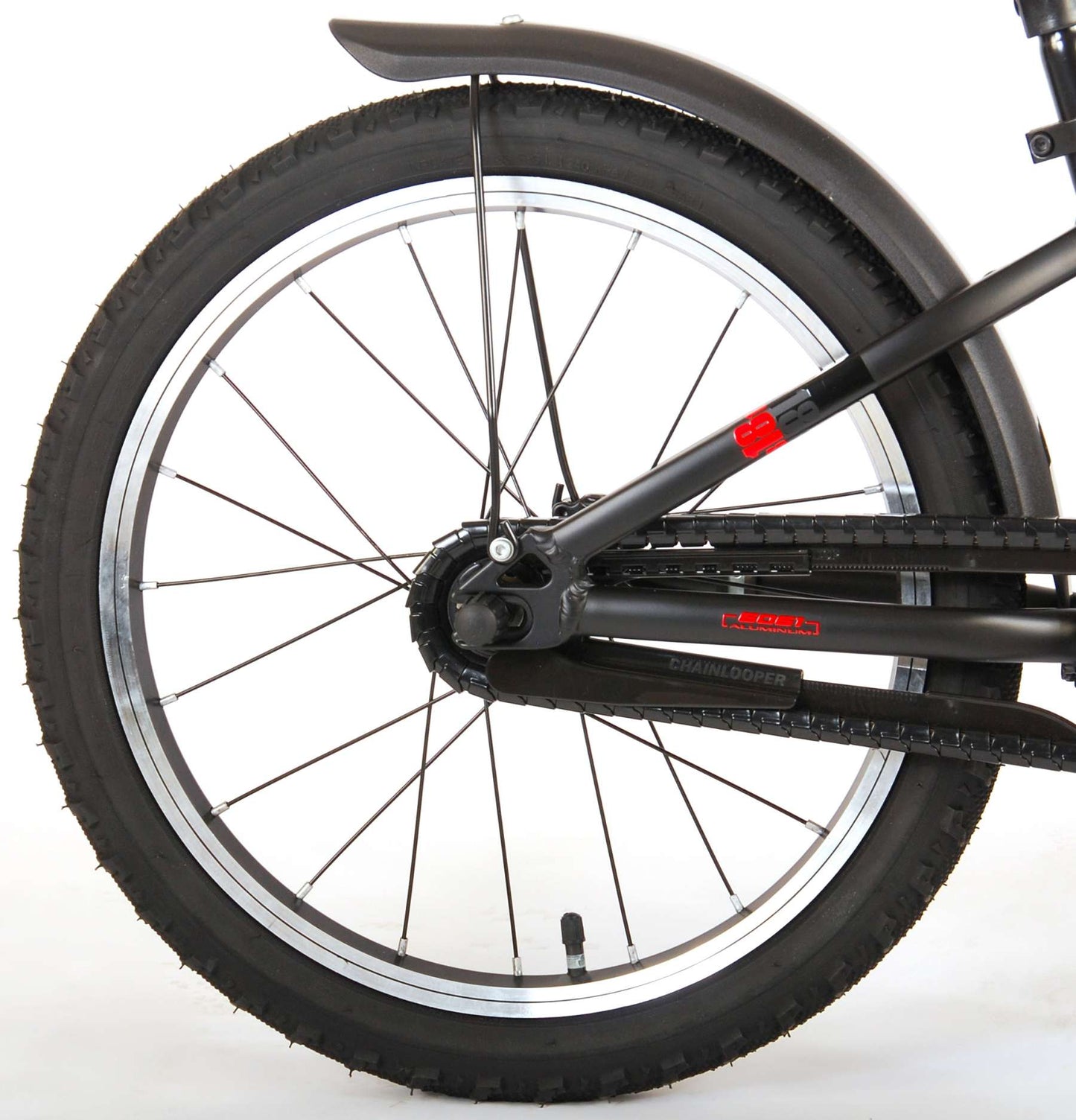 Volare Blaster Kinderfiets - Jongens - 18 inch - Zwart Rood - Prime Collection