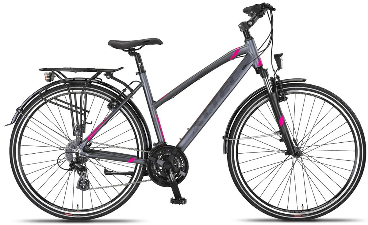 Altec Legarda (CT) LSM 28 inch Damesfiets HYD 24 Versn. Antraciet/Pink *** VASTE LAGE PRIJS