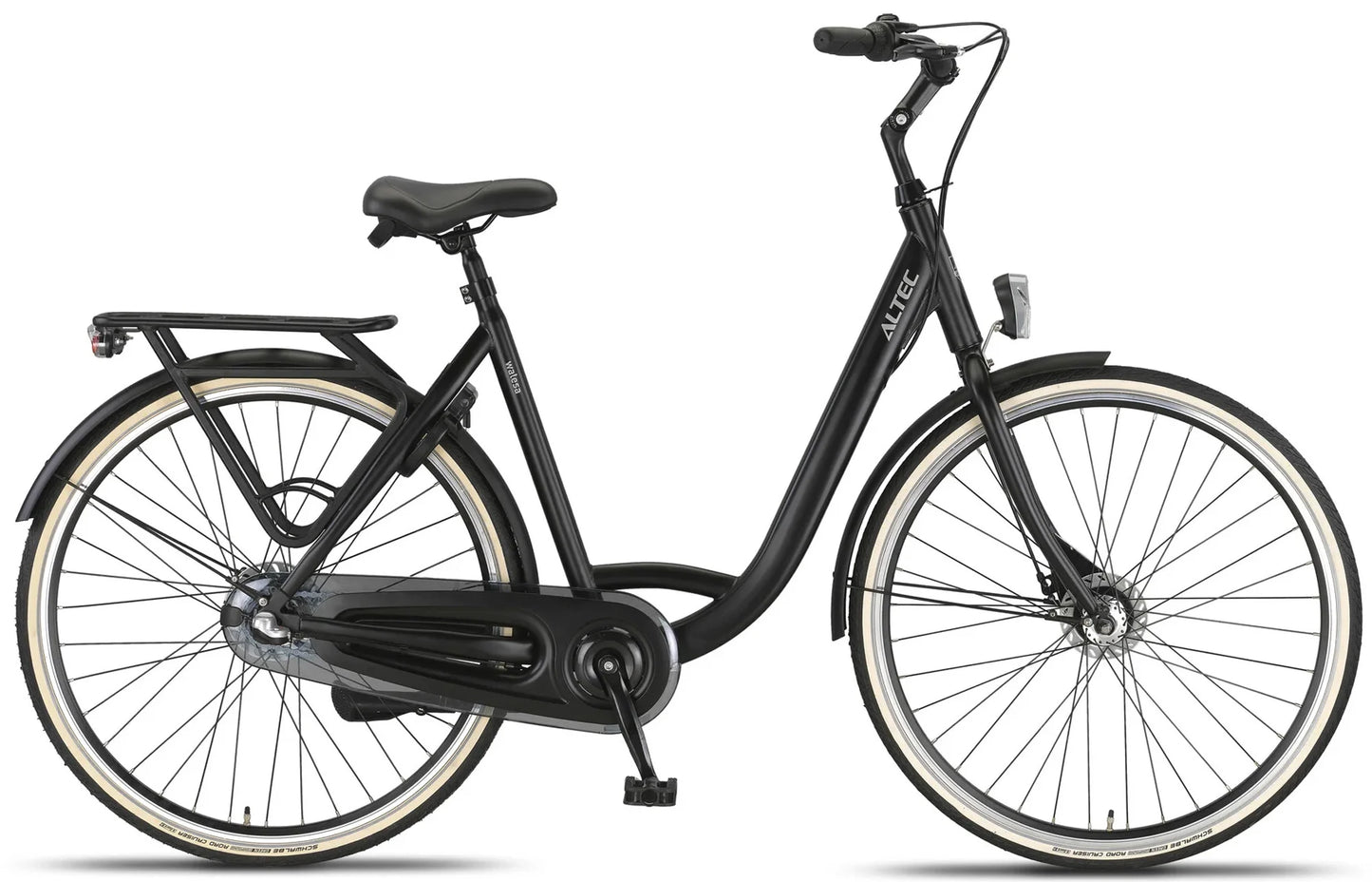 Altec Walesa 28 inch Damesfiets N-3 50/55cm Mat Zwart