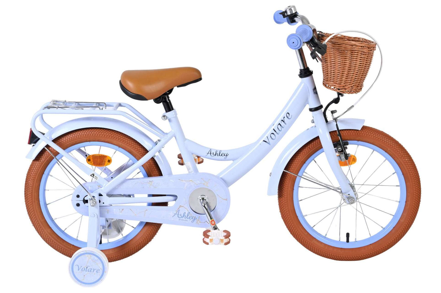 Volare Ashley Kinderfiets - Meisjes - 16 inch - Pastel Blauw