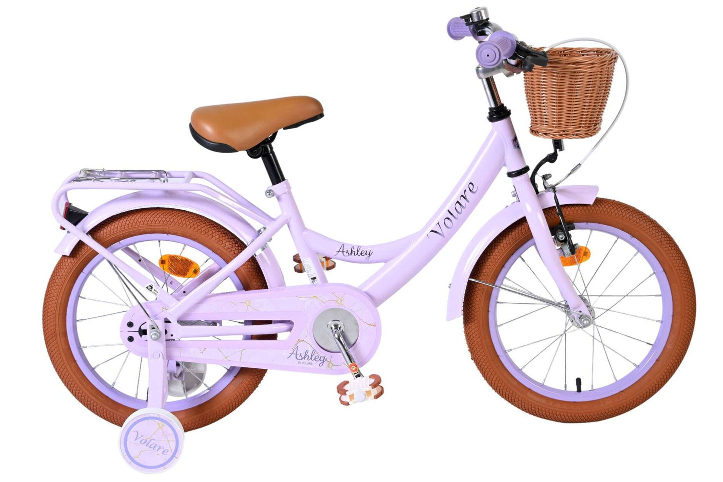 Volare Ashley Kinderfiets - Meisjes - 16 inch - Lila