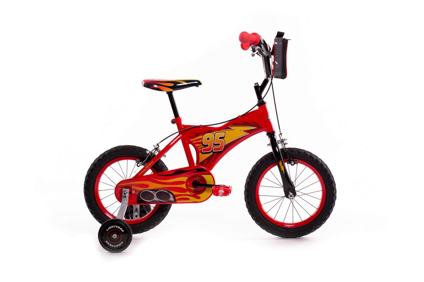 Disney Cars Kinderfiets - Jongens - 14 inch - Rood - Twee handremmen