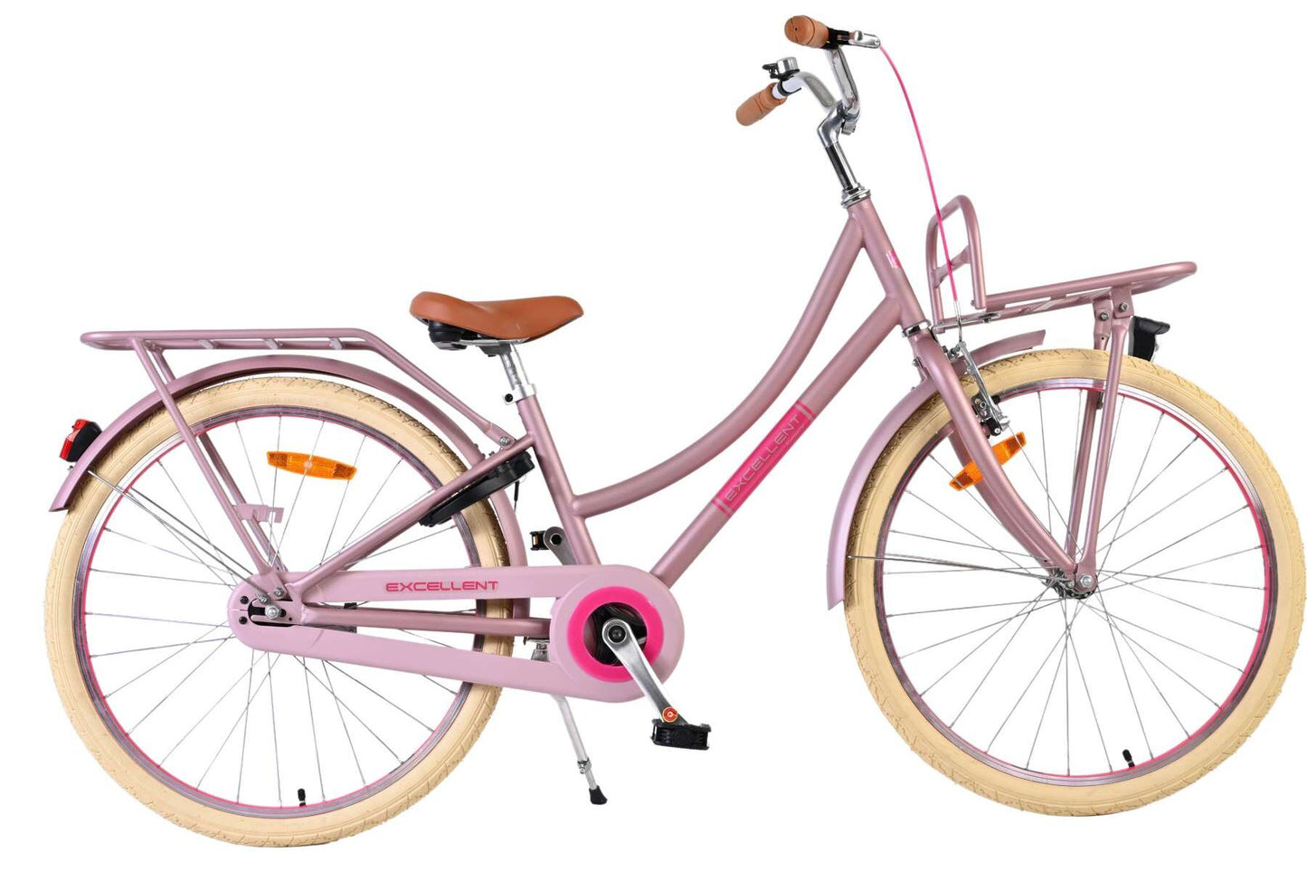 Volare Excellent Kinderfiets - Meisjes - 24 inch - Mat Roze