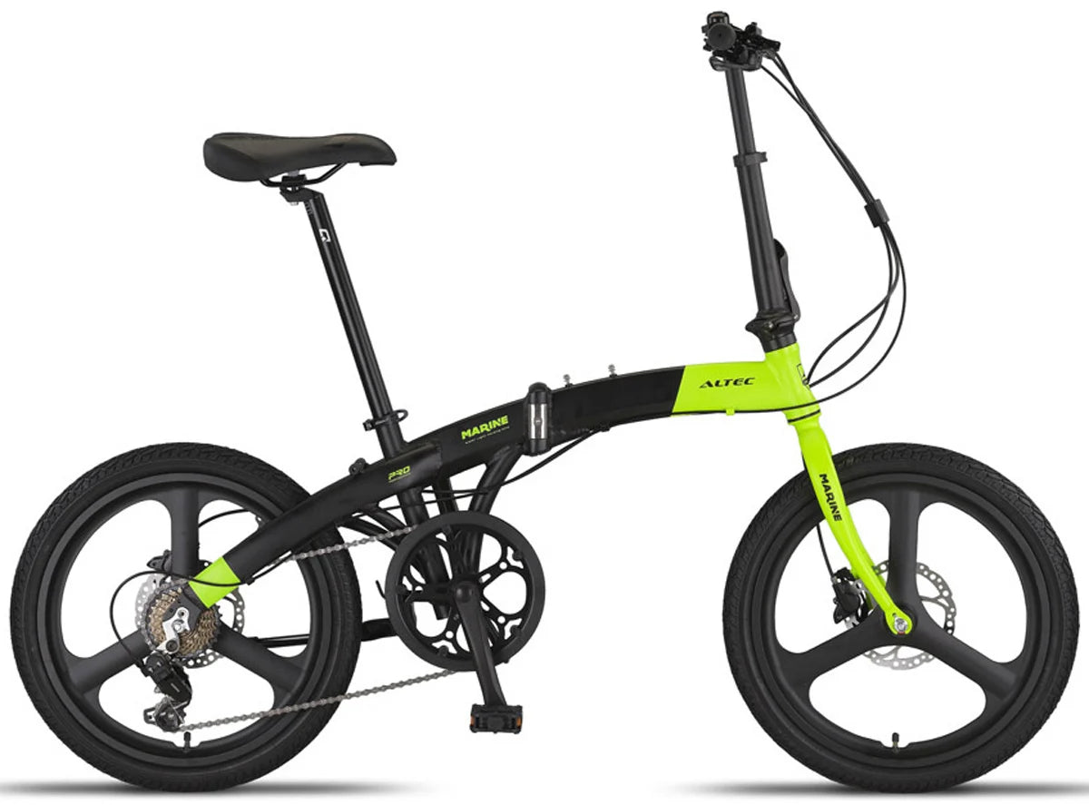 Altec Marine 20 inch Vouwfiets HYD 7s Zwart-Lime