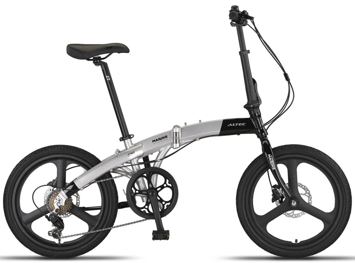Altec Marine 20 inch Vouwfiets HYD 7s Silver-Zwart
