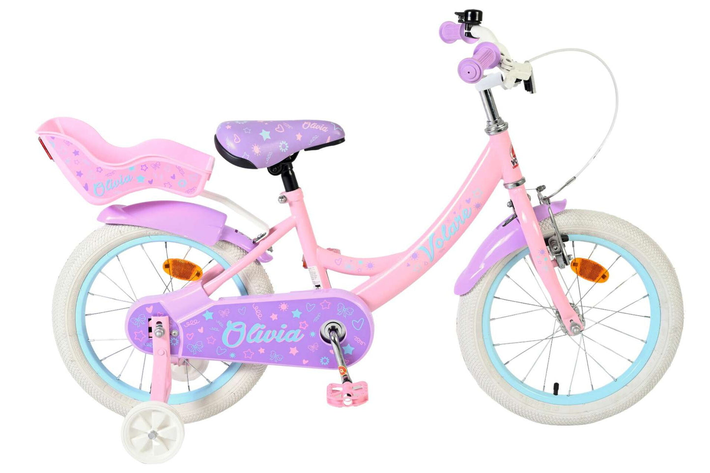 Volare Olivia Kinderfiets - Meisjes - 16 inch - Roze