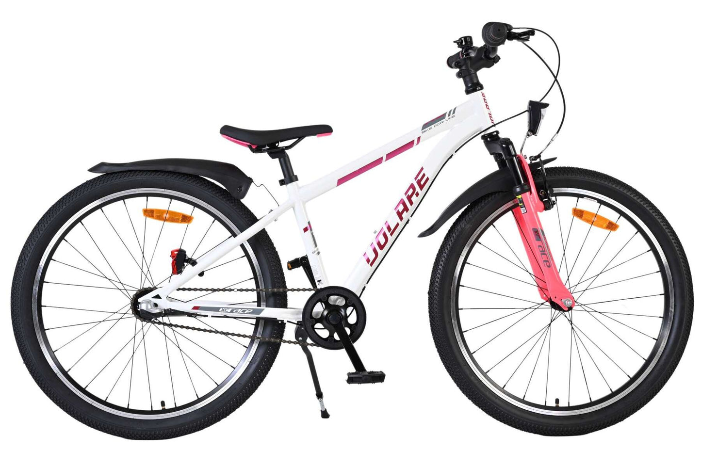Volare XC Race Kinderfiets - 24 inch - Nexus 3 - Wit/Roze