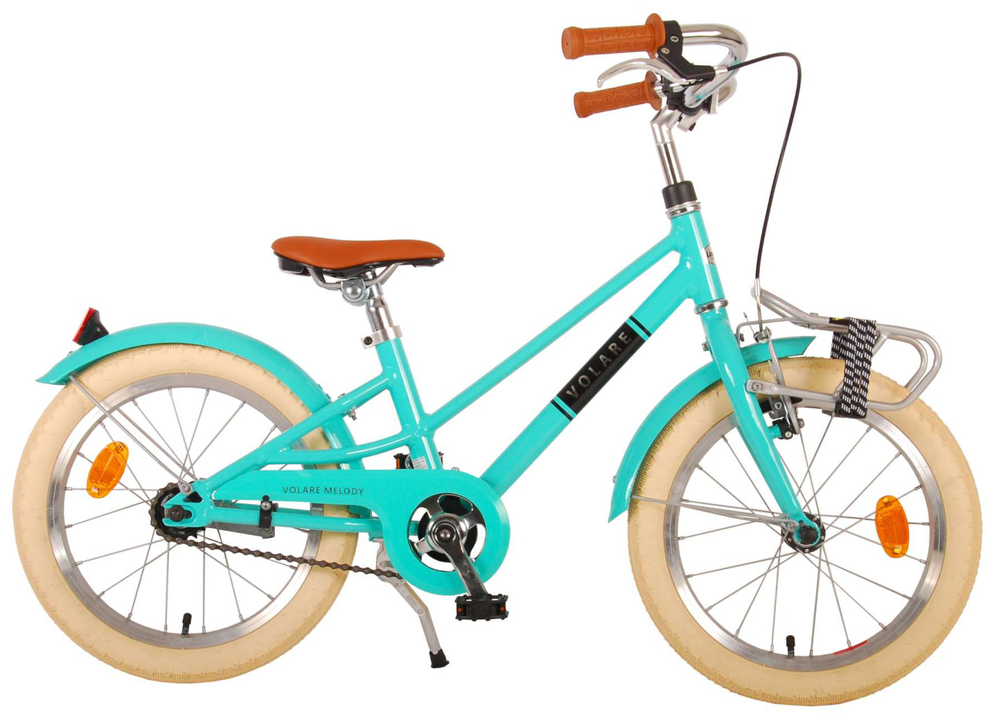 Volare Melody Kinderfiets - Meisjes - 16 inch - Turquoise - Prime Collection