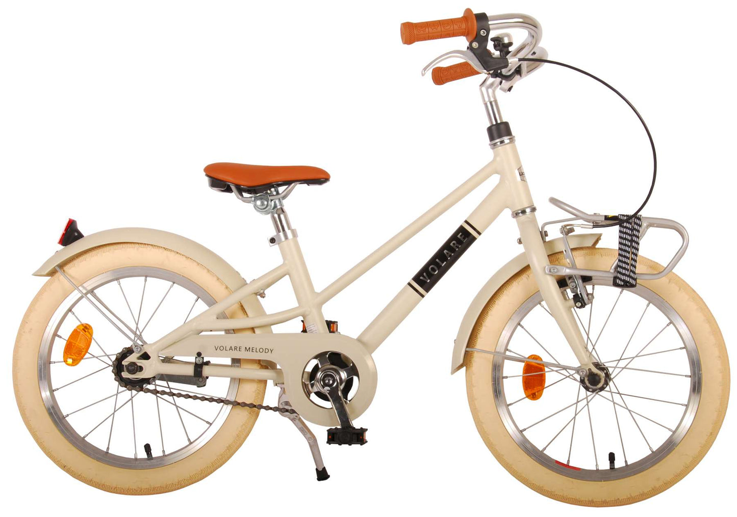 Volare Melody Kinderfiets - Meisjes - 16 inch - Zand - Prime Collection