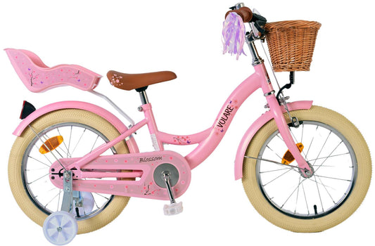 Volare Blossom Kinderfiets - Meisjes - 16 inch - Roze (rijklaar)