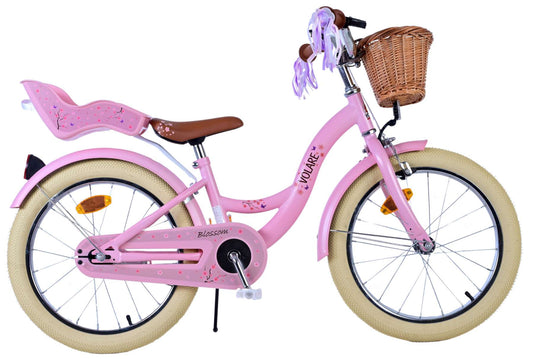 Volare Blossom Kinderfiets - Meisjes - 18 inch - Roze (rijklaar)