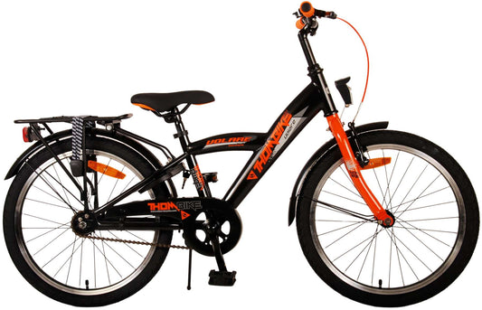 Volare Thombike Kinderfiets – Jongens – 20 inch – Zwart Oranje (rijklaar)