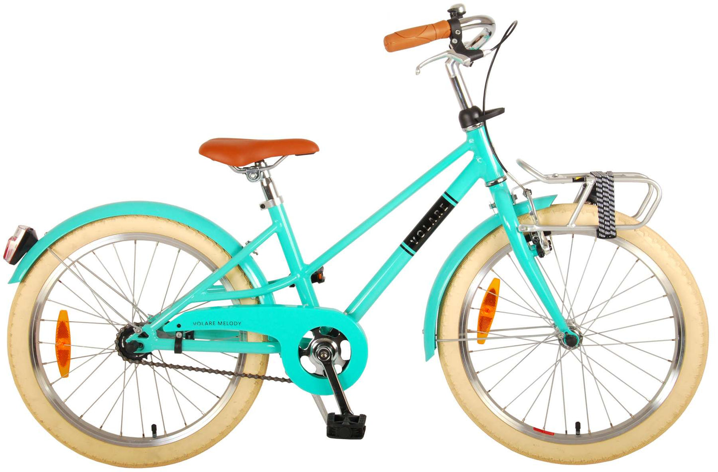 Volare Melody Kinderfiets - Meisjes - 20 inch - Turquoise - Prime Collection (100% rijklaar)