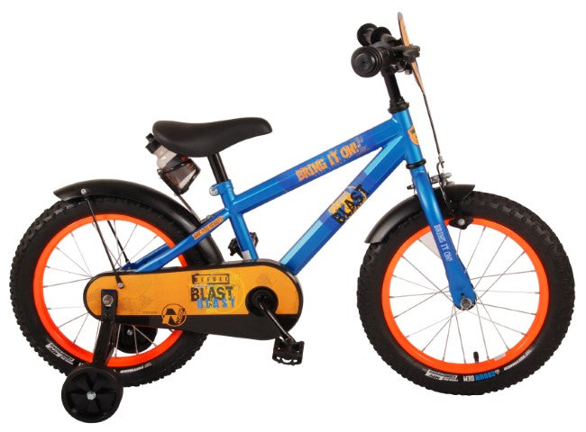 NERF Kinderfiets - Jongens - 16 inch - Satijn Blauw