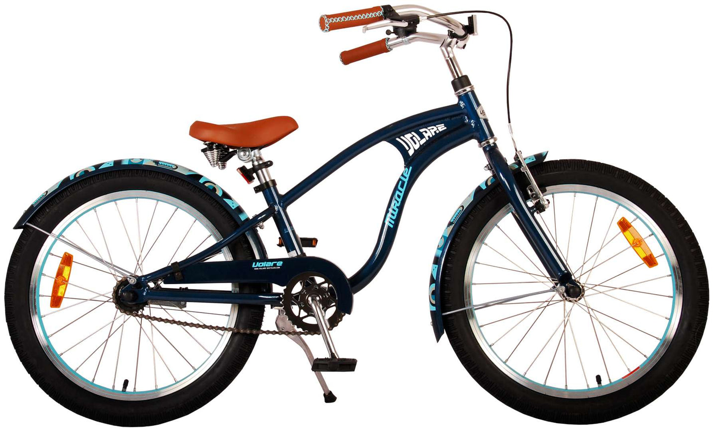 Volare Miracle Cruiser Kinderfiets - Jongens - 20 inch - Mat Blauw - Prime Collection