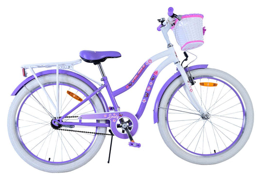 Volare Lovely Kinderfiets - Meisjes - 24 inch - Paars (rijklaar)