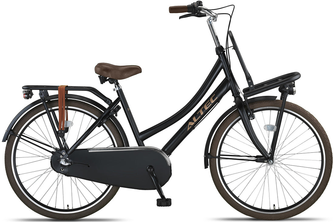 Altec Dutch Transportfiets 26 inch Mat Zwart 3v