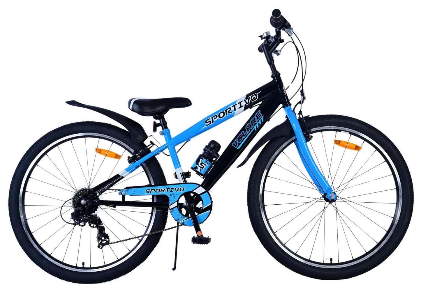 Volare Sportivo Kinderfiets – Jongens – 24 inch – Blauw – 7 versnellingen (rijklaar)