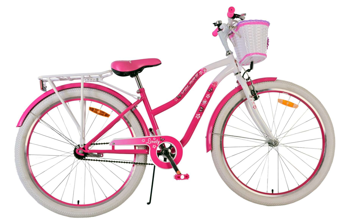 Volare Lovely Kinderfiets - Meisjes - 26 inch - Roze (rijklaar)