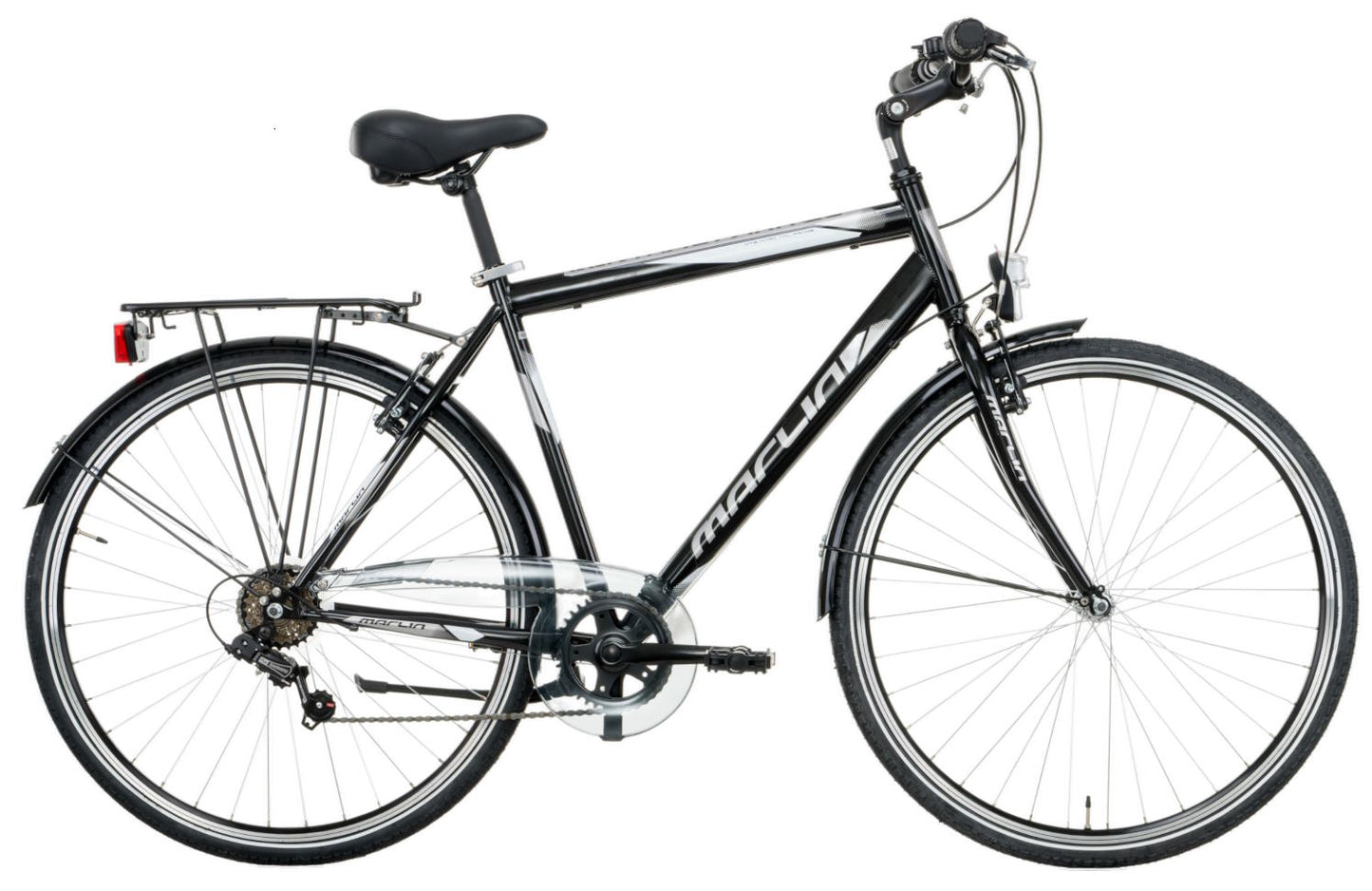 Central Park Herenfiets 28 inch zwart 6 versnellingen(rijklaar)