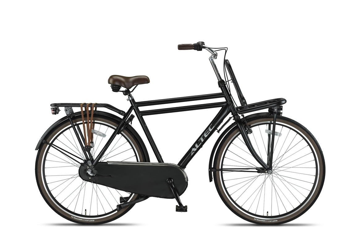 Altec Dutch 28inch Transportfiets Heren N-3 55cm Mat Zwart