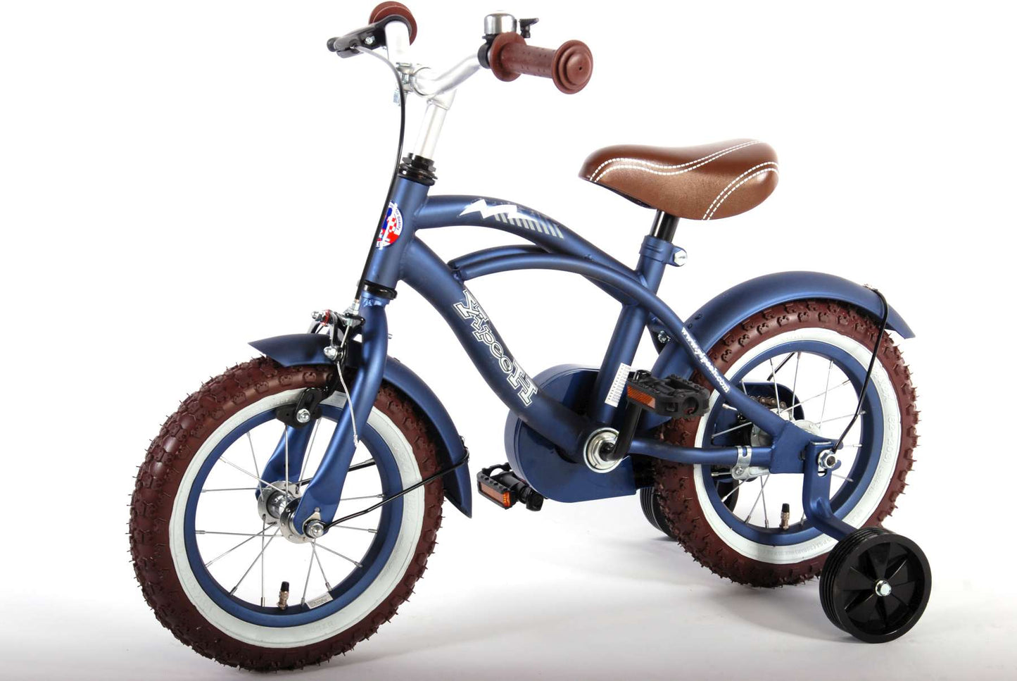 Volare Blue Cruiser Kinderfiets - Jongens - 12 inch - Blauw - 95% afgemonteerd