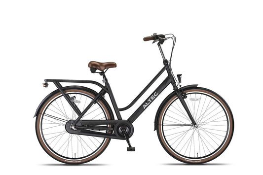Altec Manta 28 inch Damesfiets N-3 55cm Mat Zwart *** IN PRIJS VERLAAGD **