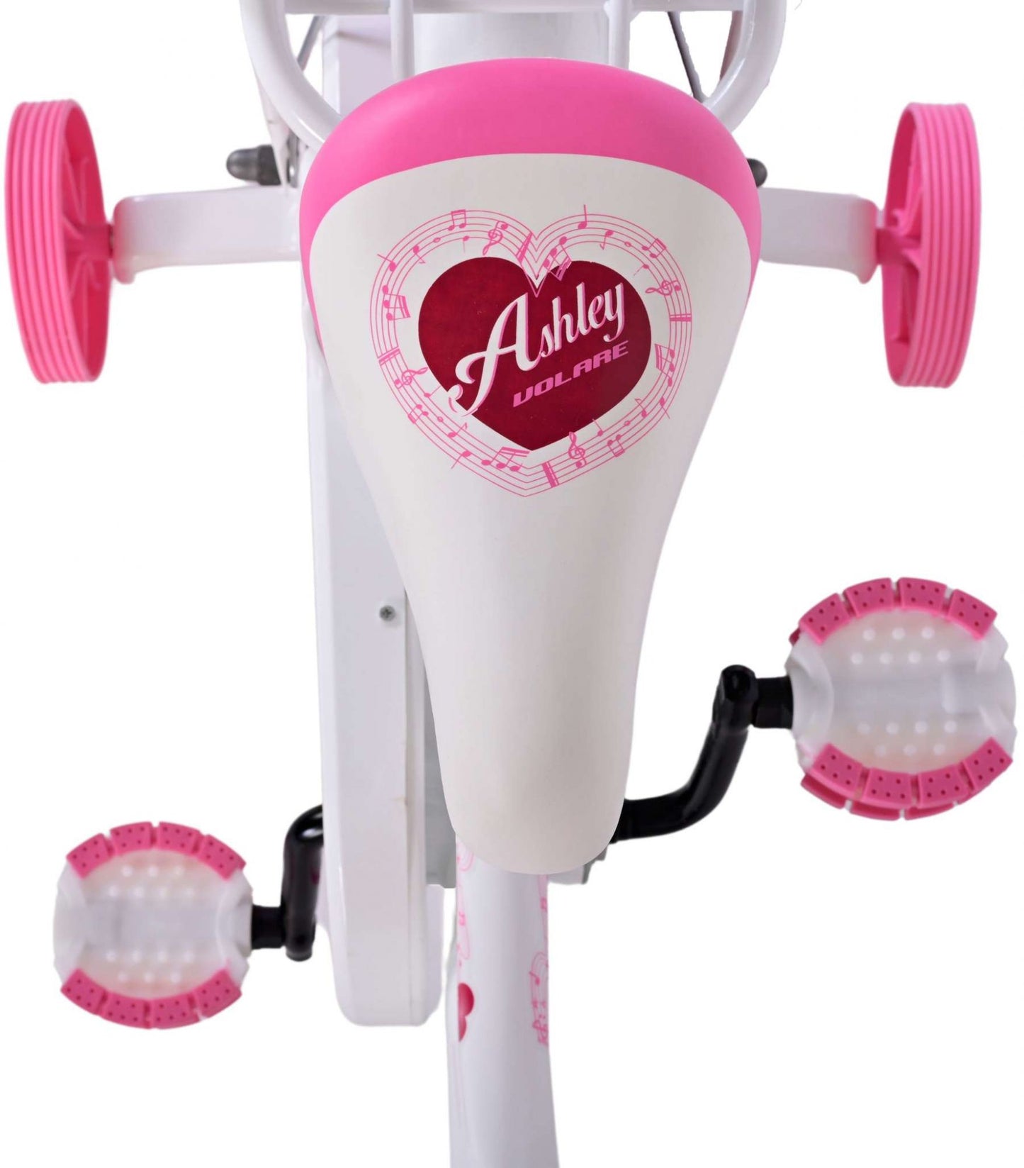 Volare Ashley Kinderfiets - Meisjes - 12 inch - Wit