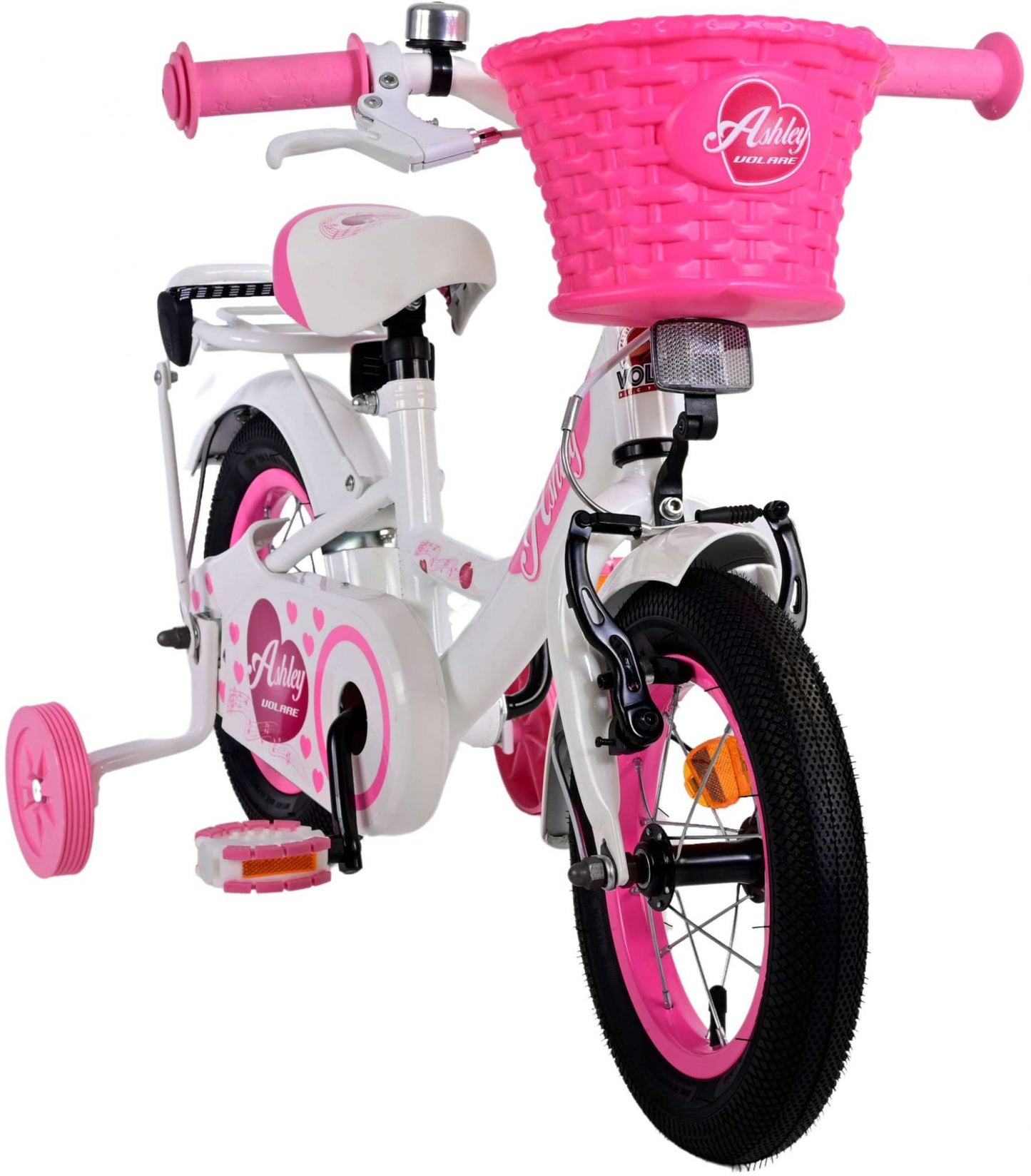 Volare Ashley Kinderfiets - Meisjes - 12 inch - Wit