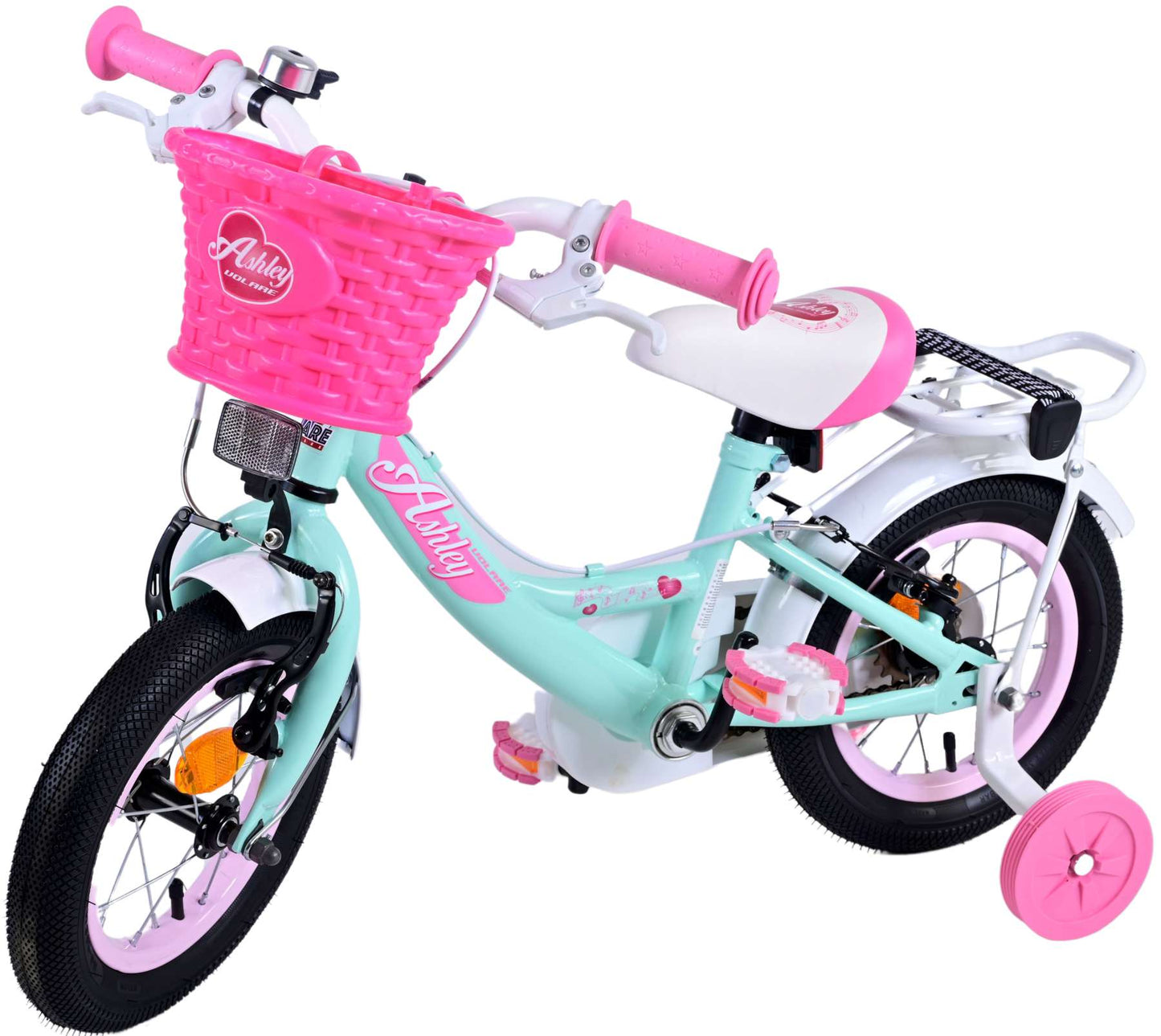 Volare Ashley Kinderfiets - Meisjes - 12 inch - Groen - Twee handremmen