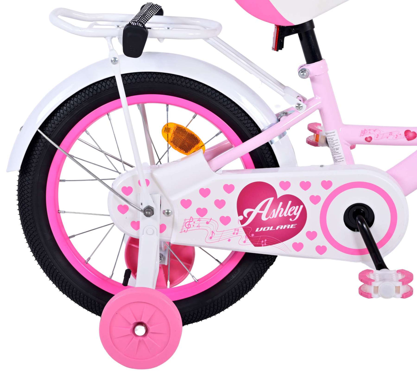 Volare Ashley Kinderfiets - Meisjes - 16 inch - Roze