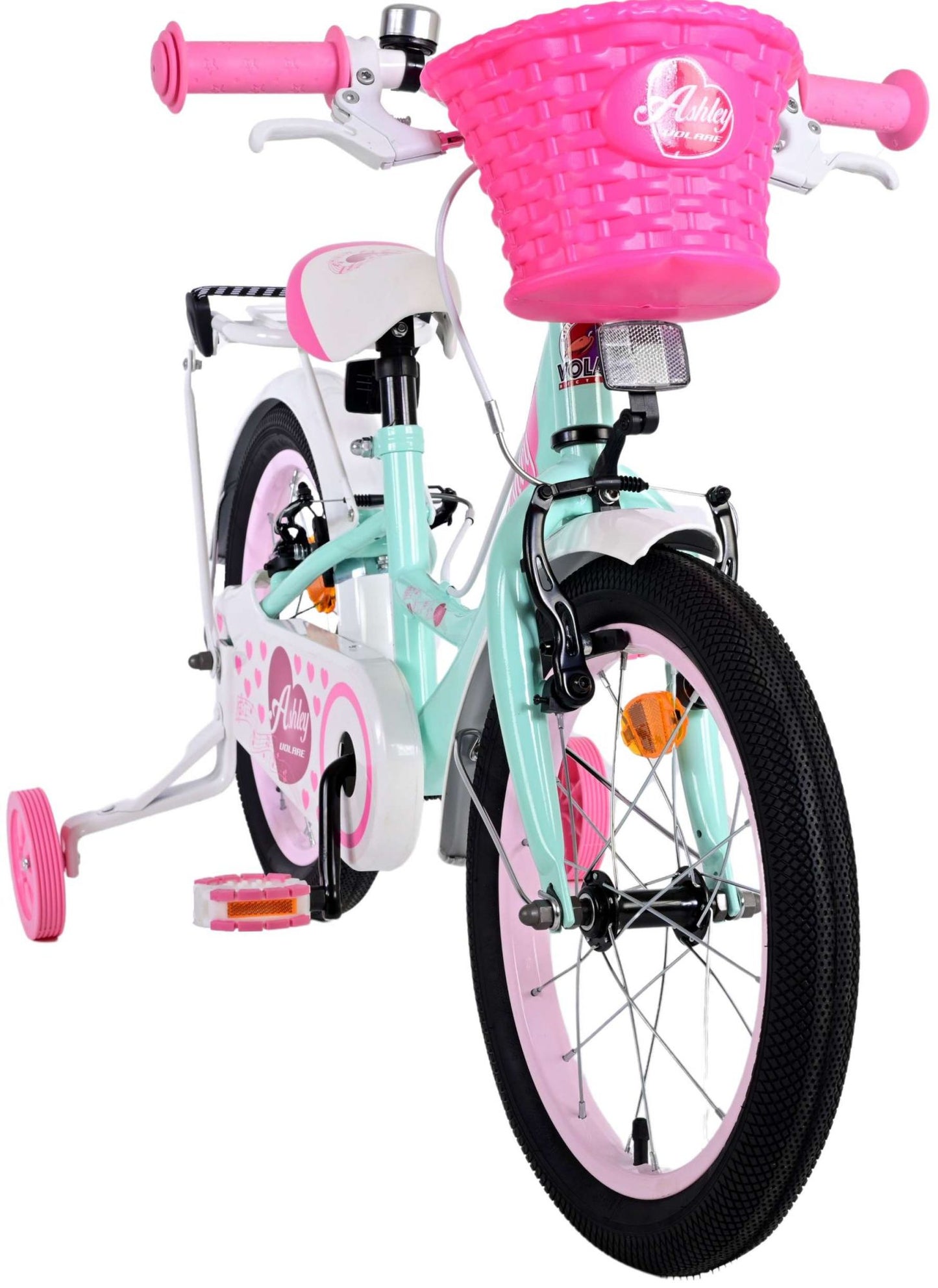 Volare Ashley Kinderfiets - Meisjes - 16 inch - Groen - Twee Handremmen