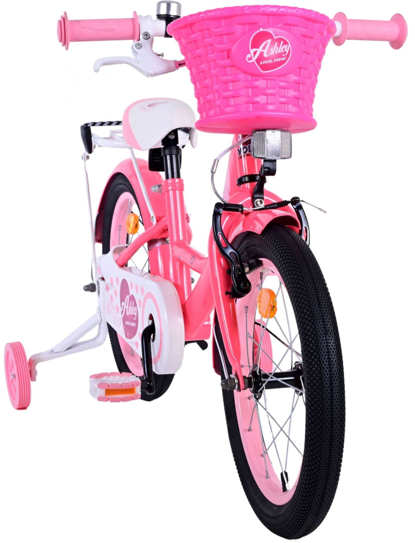 Volare Ashley Kinderfiets - Meisjes - 16 inch - Roze/Rood