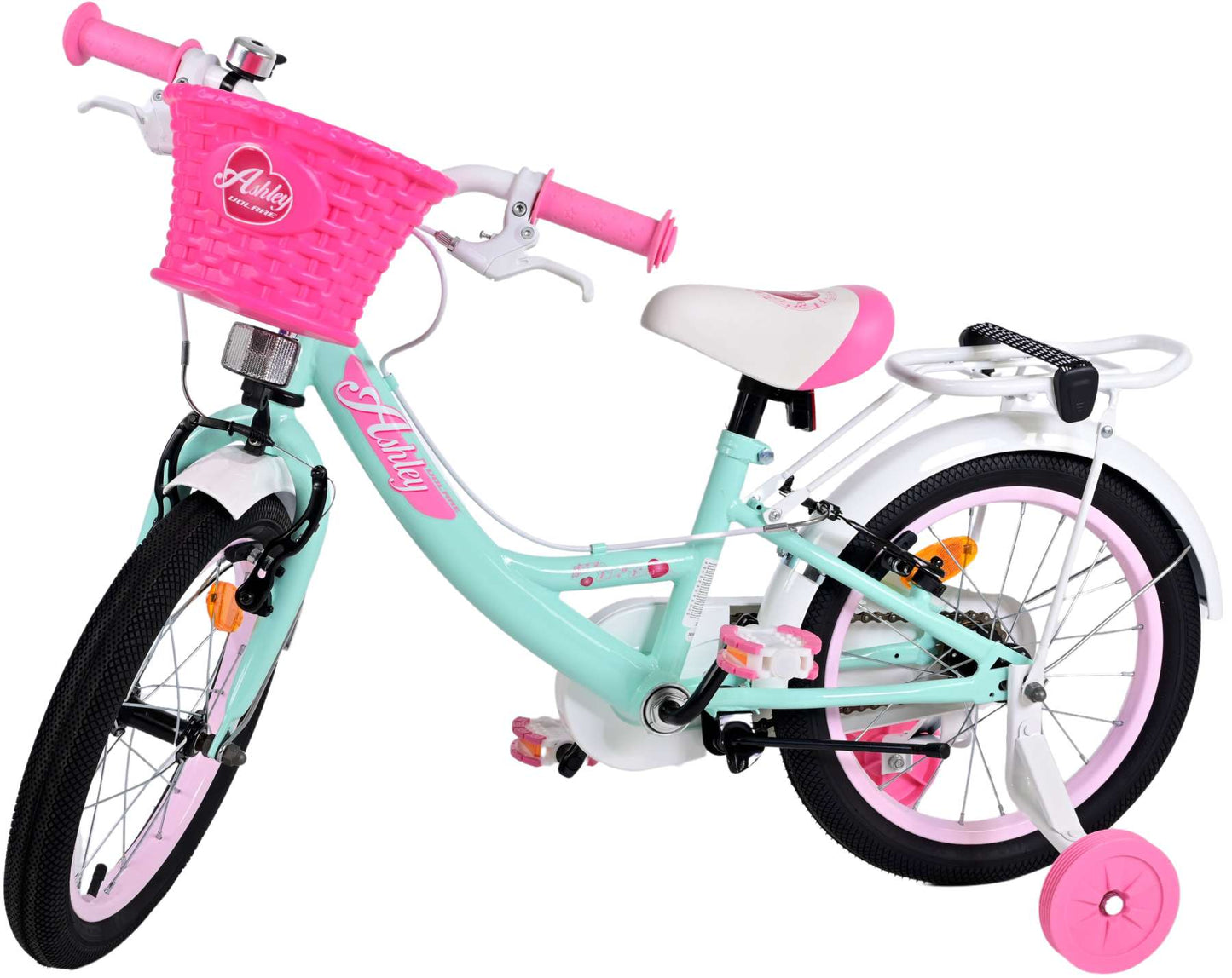 Volare Ashley Kinderfiets - Meisjes - 16 inch - Groen - Twee Handremmen