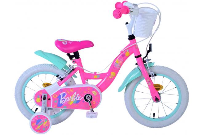 Barbie Kinderfiets - Meisjes - 14 inch - Roze - Twee handremmen