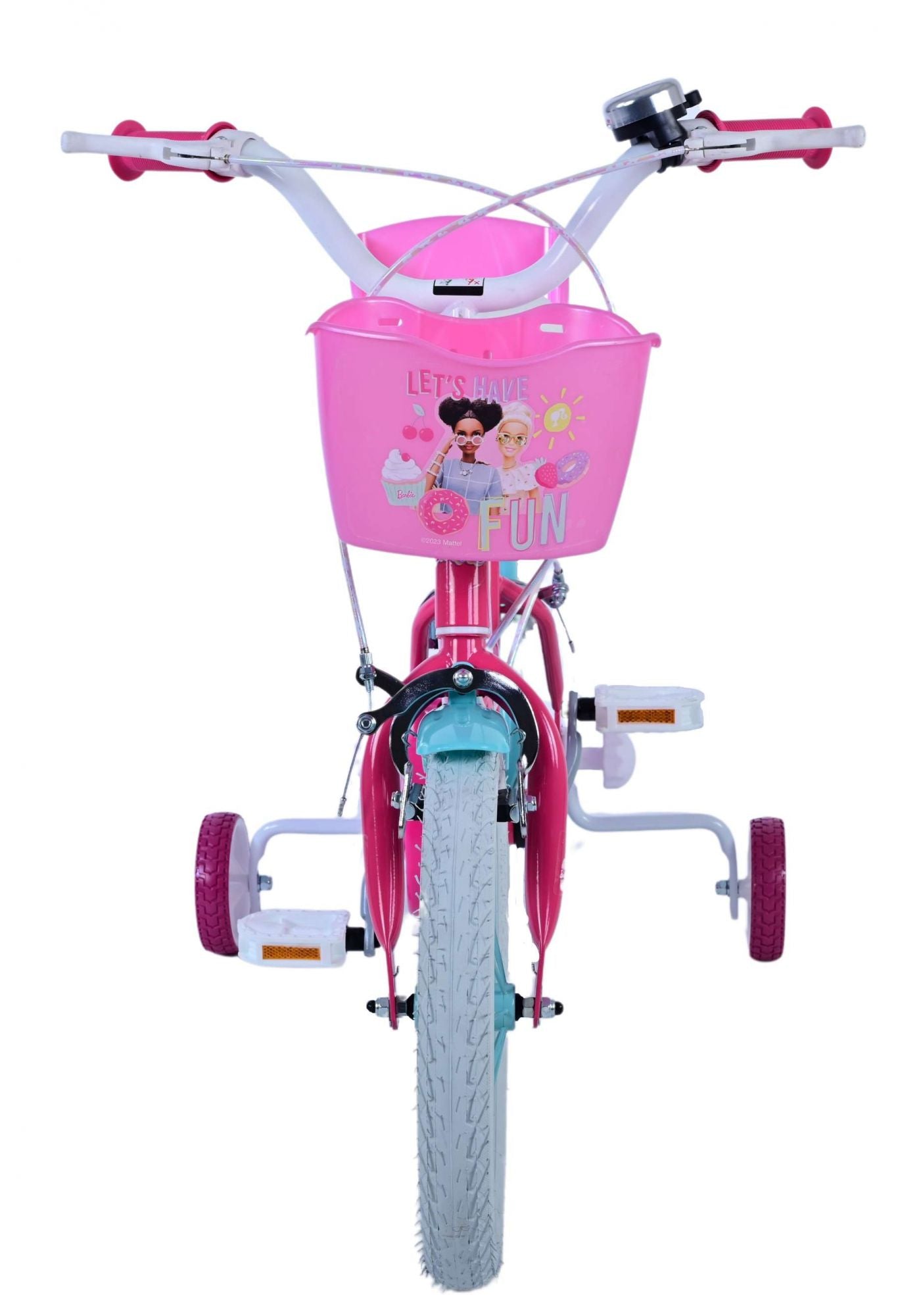 Barbie Kinderfiets - Meisjes - 14 inch - Roze - Twee handremmen