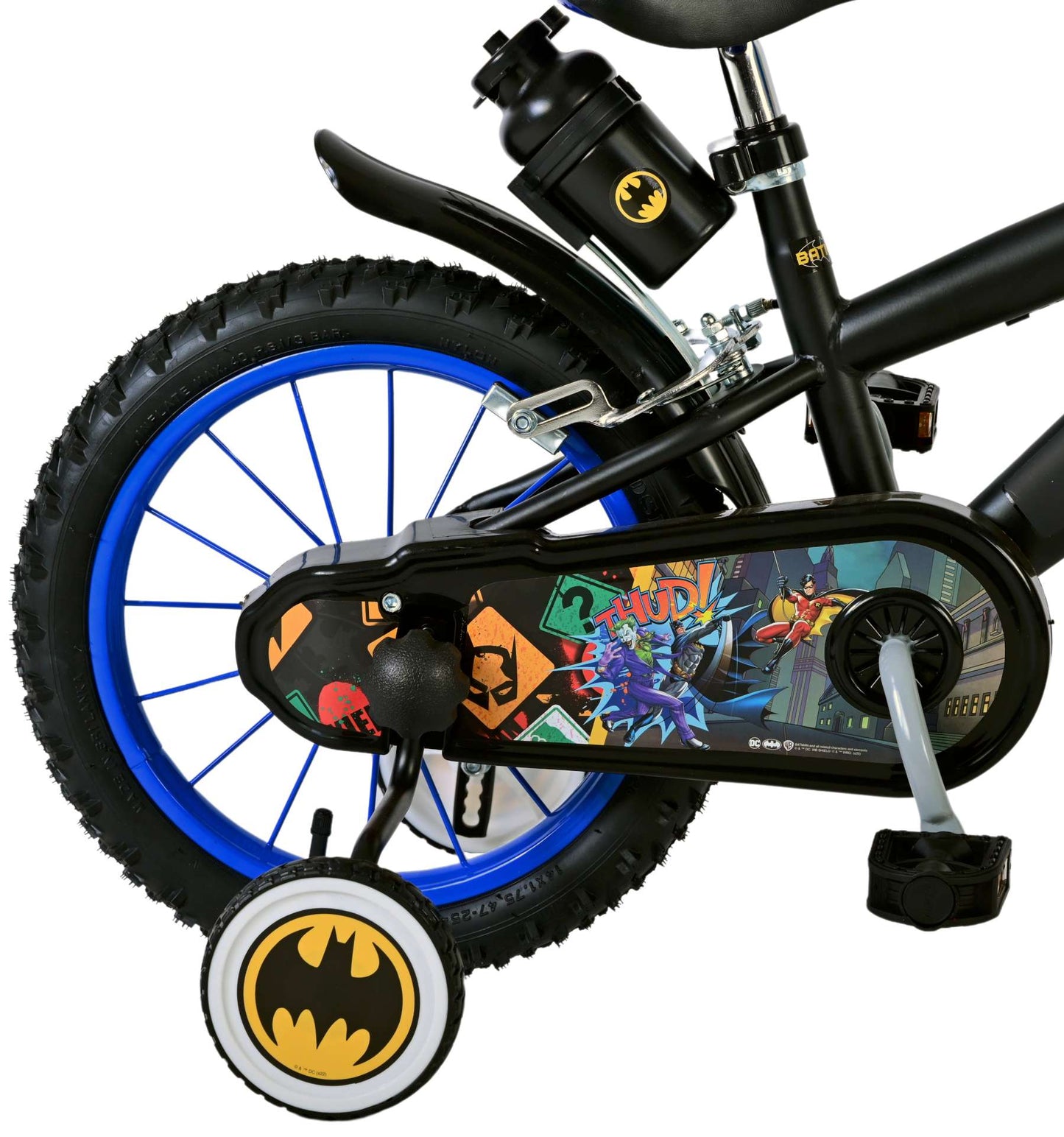 Batman Kinderfiets - Jongens - 14 inch - Zwart - Twee handremmen