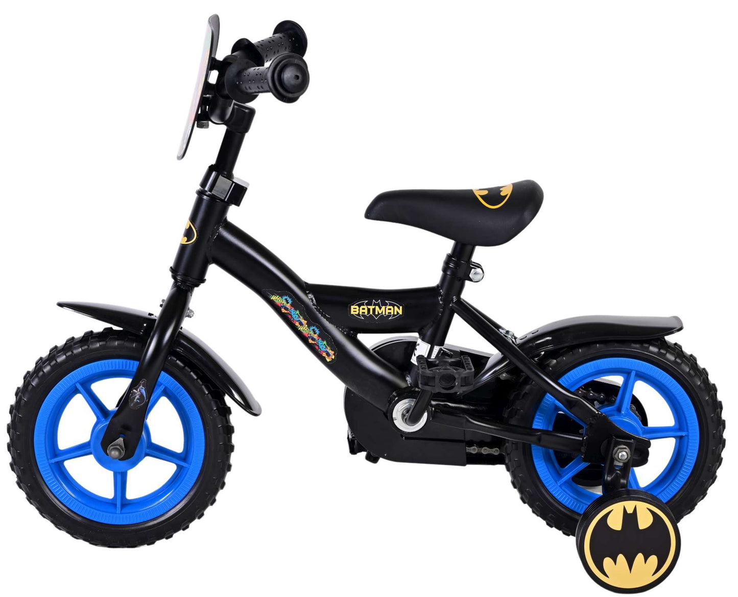 Batman Kinderfiets - Jongens - 10 inch - Zwart - Doortrapper