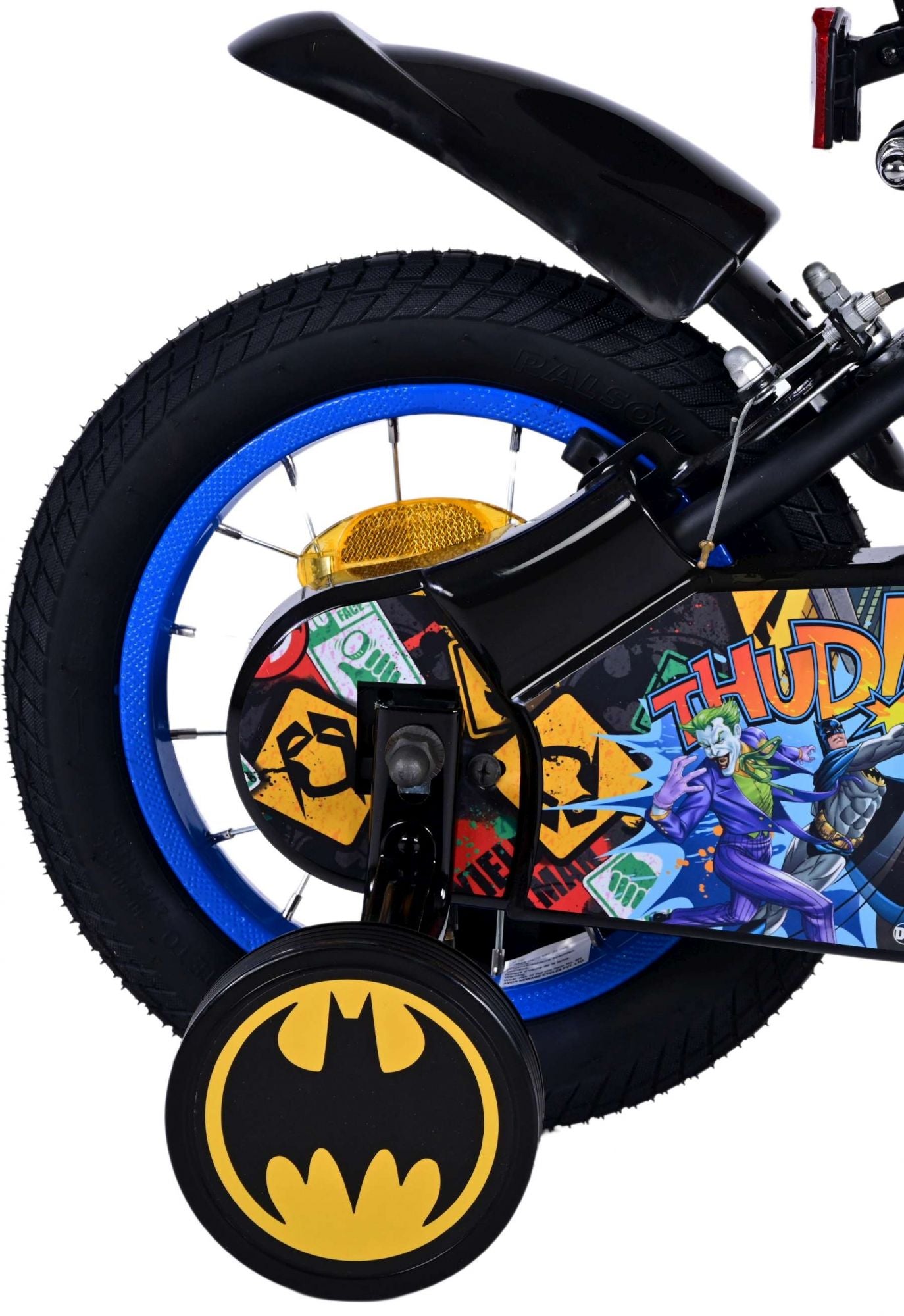 Batman Kinderfiets - Jongens - 12 inch - Zwart - Twee handremmen