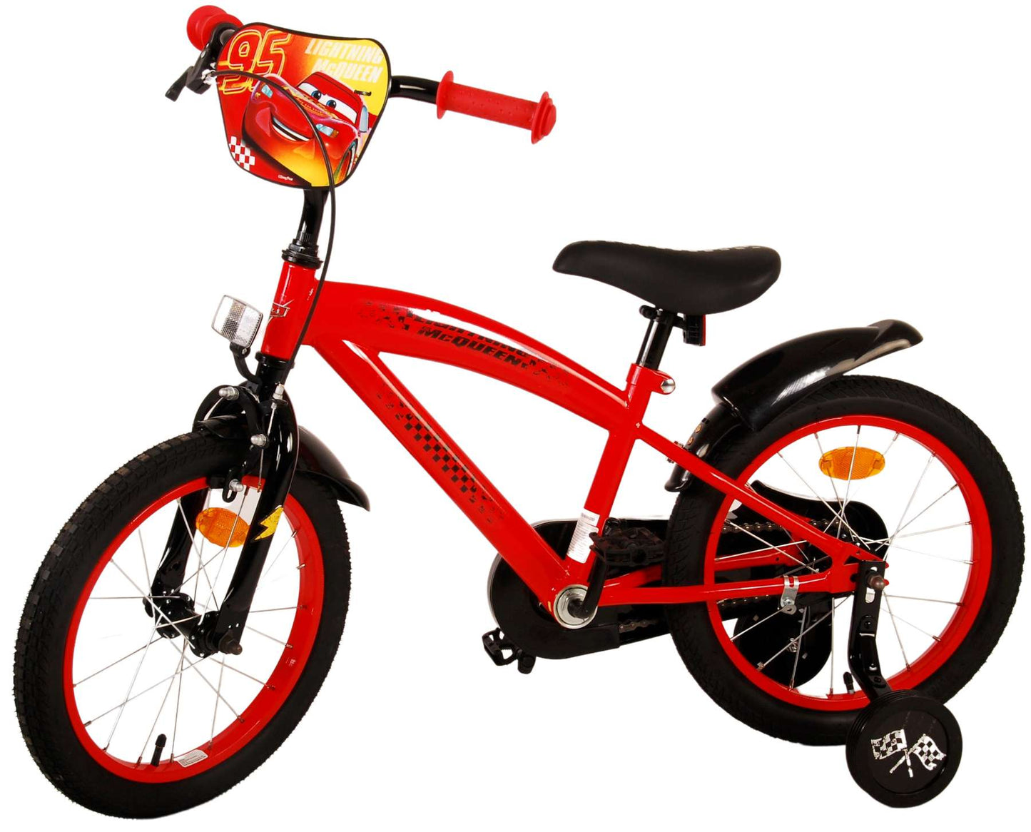 Disney Cars Kinderfiets - Jongens - 16 inch - Rood