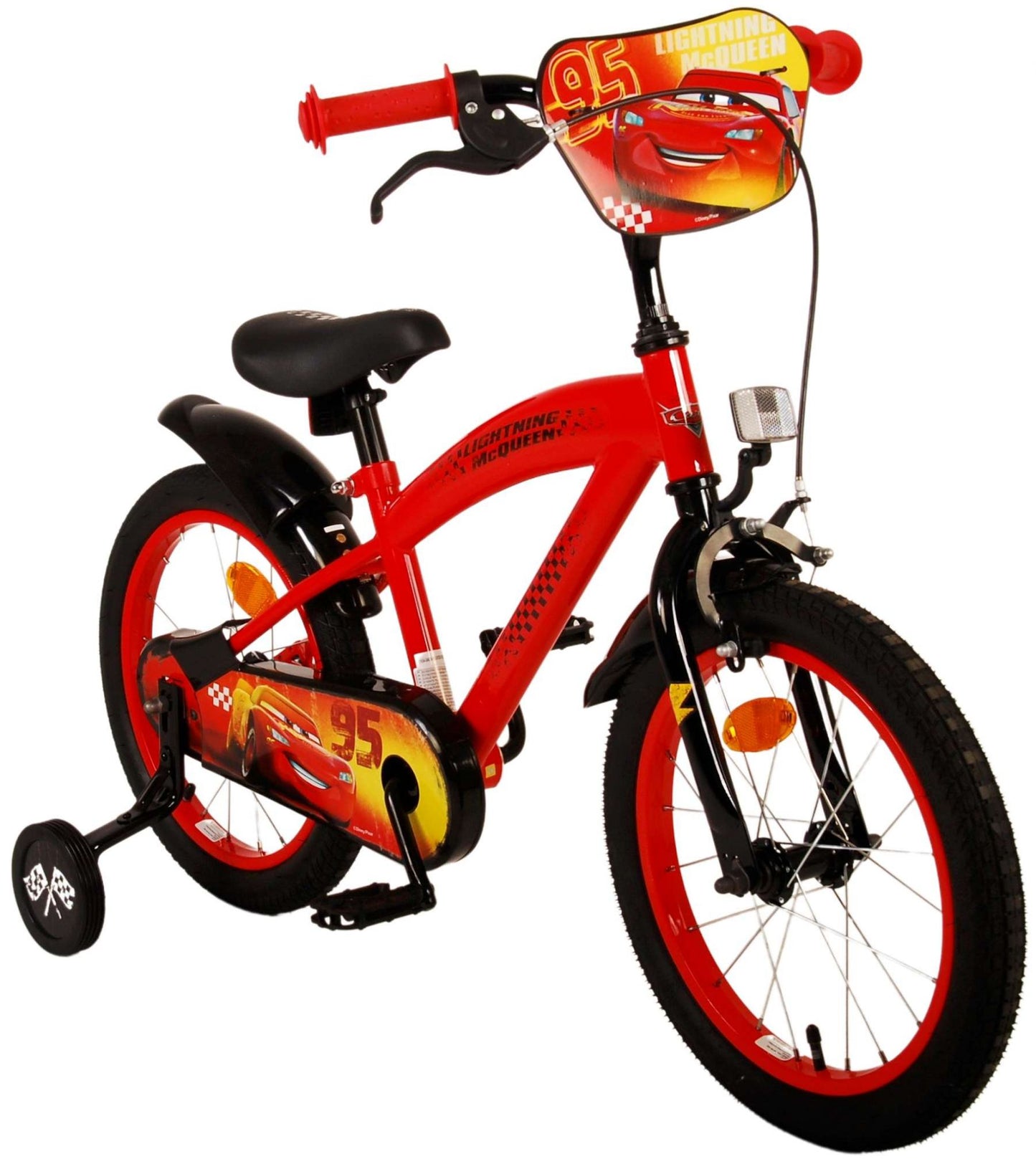 Disney Cars Kinderfiets - Jongens - 16 inch - Rood