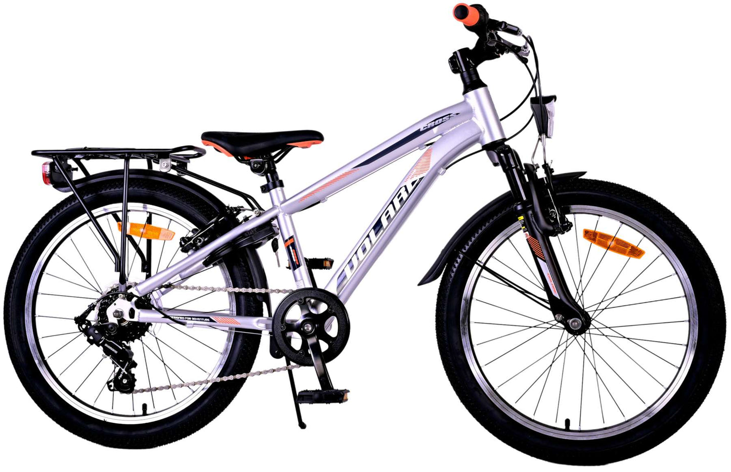 Volare Cross Kinderfiets - Jongens - 20 inch - Zilver - 6 versnellingen