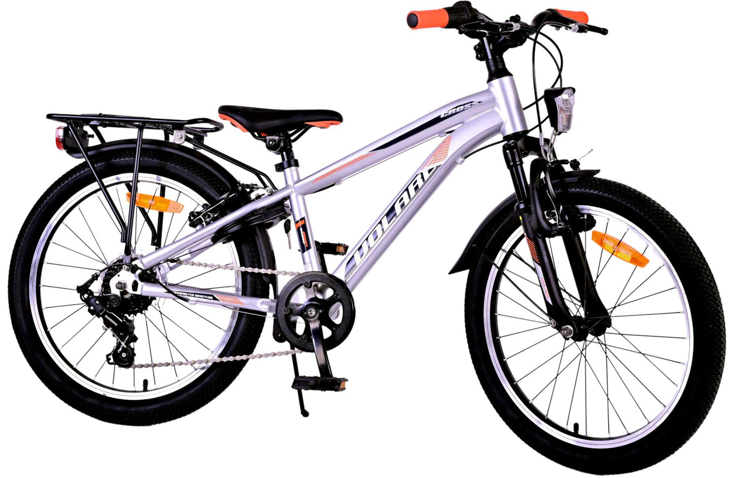 Volare Cross Kinderfiets - Jongens - 20 inch - Zilver - 6 versnellingen