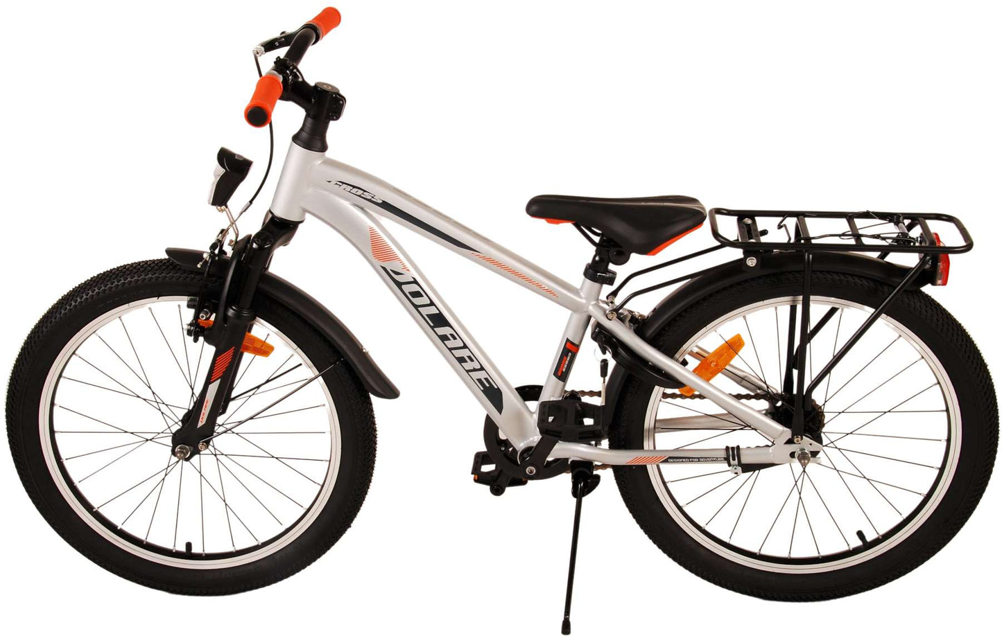 Volare Cross Kinderfiets - Jongens - 20 inch - Zilver