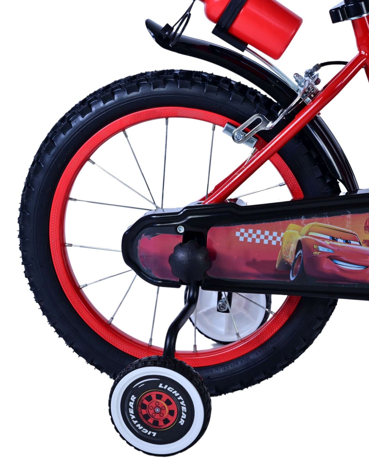 Disney Cars Kinderfiets - Jongens - 16 inch - Rood - Twee handremmen