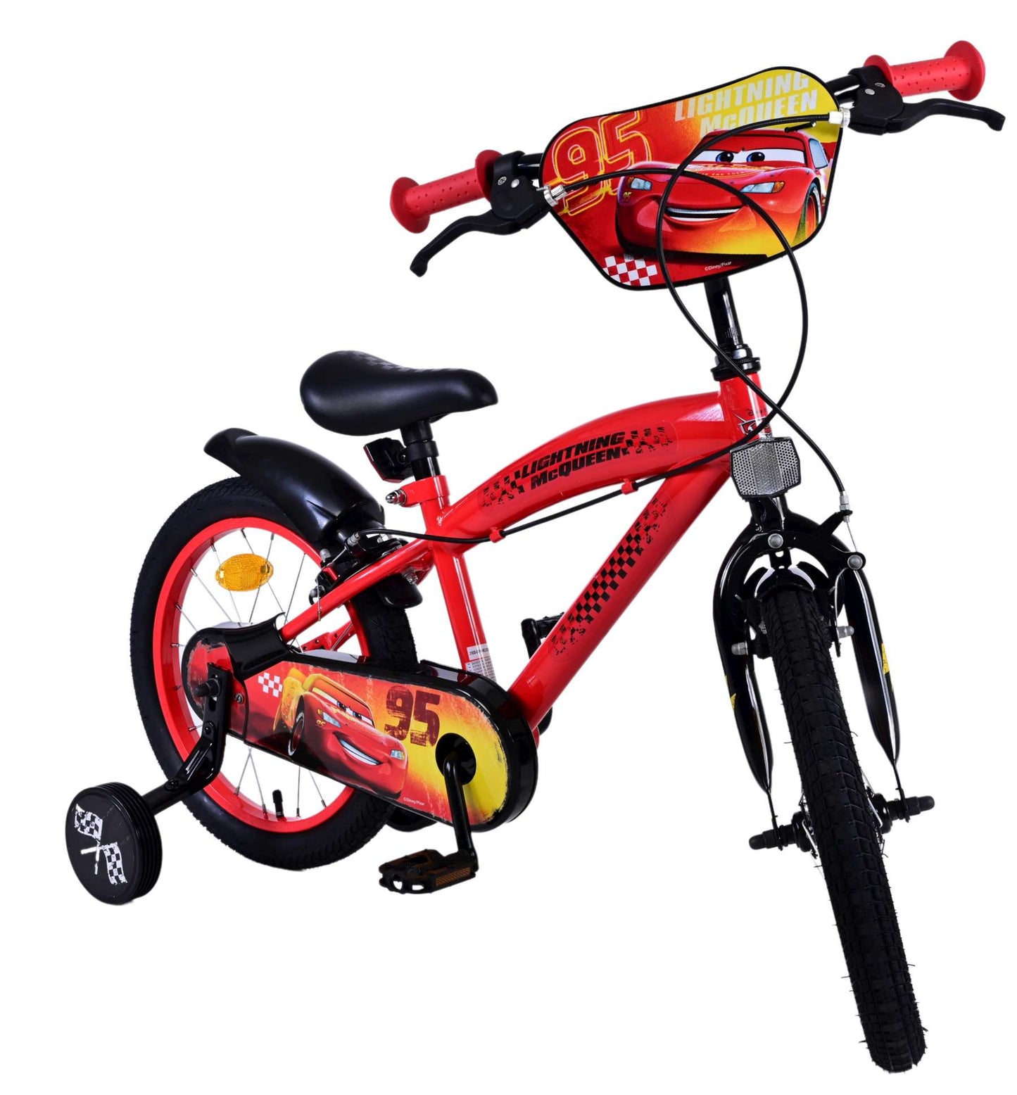 Disney Cars Kinderfiets - Jongens - 16 inch - Rood - Twee handremmen